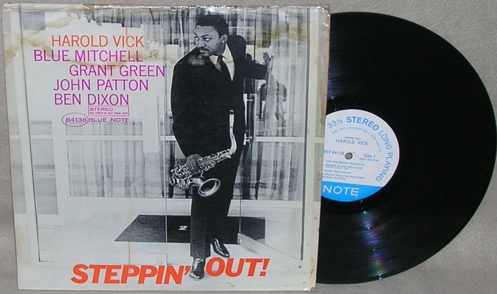 Harold Vick Steppin Out Blue Mitchell Blue Note LP