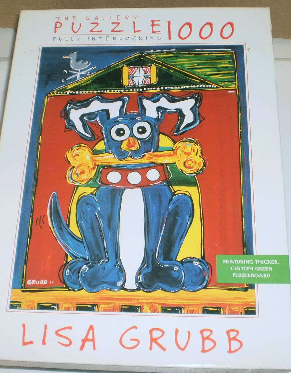 Happy Dog by Lisa Grubb 1000 Piece Jigsaw Puzzle The Gallery New Art