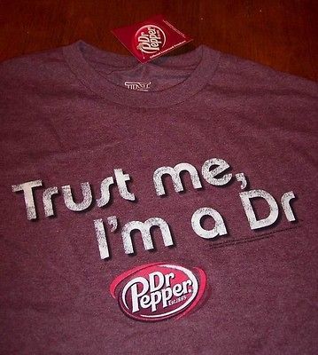 VINTAGE STYLE DR. PEPPER SODA IM A DOCTOR T Shirt 2XL NEW w/ TAG