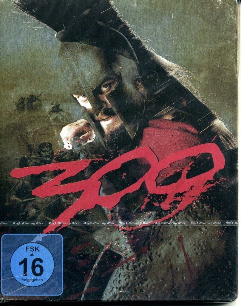 300 Steelbook Tin Blu Ray DVD Gerard Butler Lena Headey