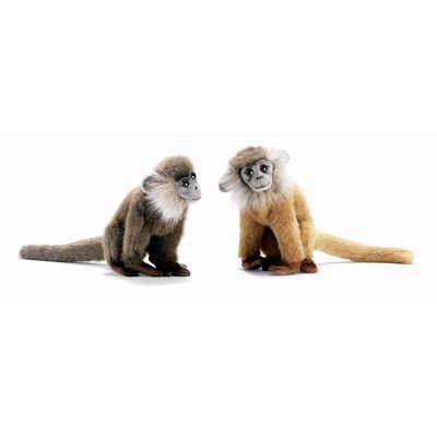 Hansa 7 Brown Leaf Monkey Plush Stuffed Animal Toy