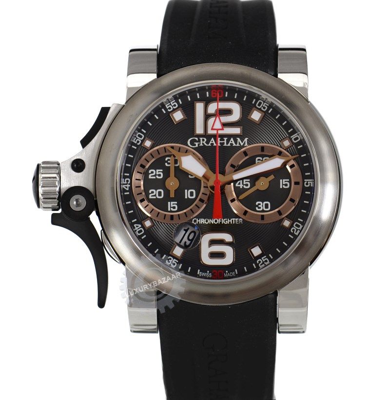 Graham Chronofighter Trigger Charcoal Rush R A C 2TRBS B05A K43S