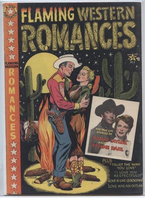 Flaming Western Romances 3 VF NM 9 0 lb Cole Cover