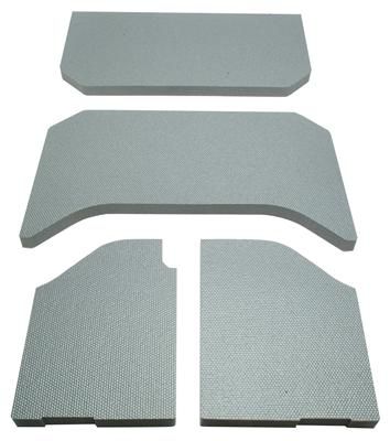  Mat Sound Deadening Headliner Gray 2011 12 Jeep Wrangler 4 Dr Hardtops