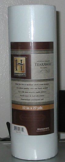 Hemingworth Medium Weight TearAway Backing 12 x 27 yd Safe for Your
