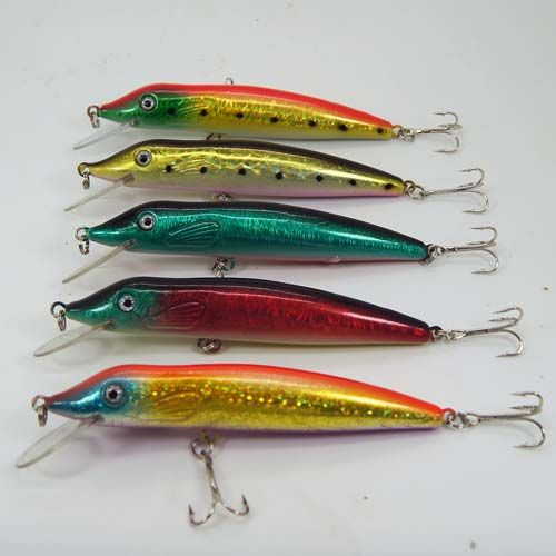 5X Topwater 14 5g 125mm Fishing Hard Crankbait Minnow Fishing Lures