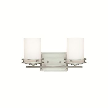 Kichler 5077NI Hendrik 2 Light Bathroom Light In Brushed Nickel