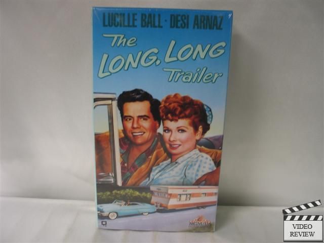 The Long Long Trailer VHS New Lucille Ball Desi Arnaz 027616211231