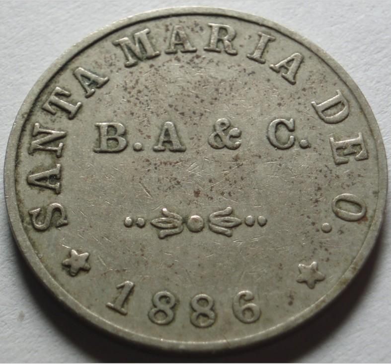  Mexico Good for 1 Real B A C Hacienda Santa Maria de O Token