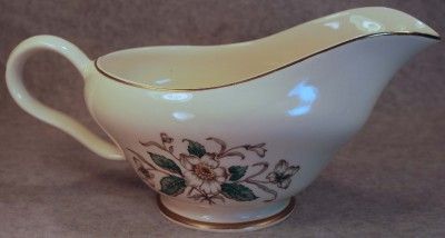 Vintage Knowles Carolina Magnolia Fine China Gravy Boat