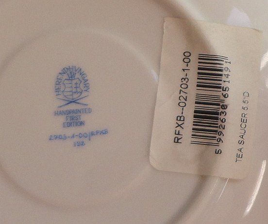 Herend China Candlelight Blue Hungary Magyar Dinnerware Porcelain