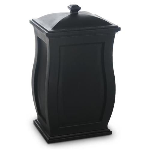  Mansfield 32 Multi Purpose Outdoor Storage Bin Trash Can Black