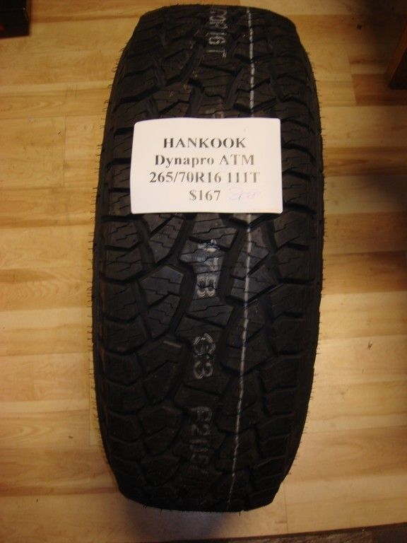 HANKOOK DYNAPRO ATM 265/70R16 111T TRUCK SUV TIRE