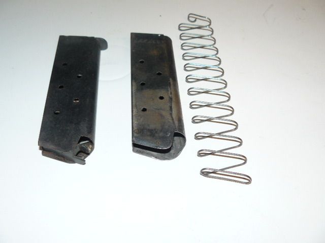 1911 Colt 45 Magazines Pair One Good 1 for Parts 2 Tone