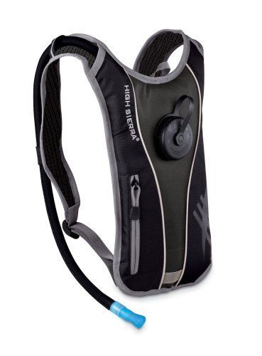 High Sierra Wave 50 Hydration Pack Black Graphite Hydro Backpack Back