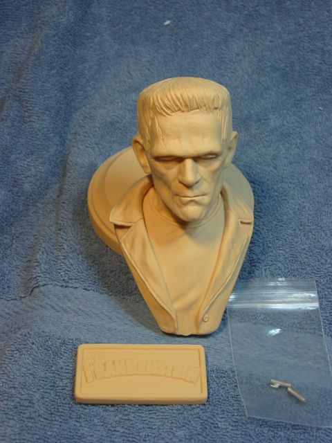 Original Forbidenzone Mike Hill 1 4 Scale Frankenstien Resin Bust