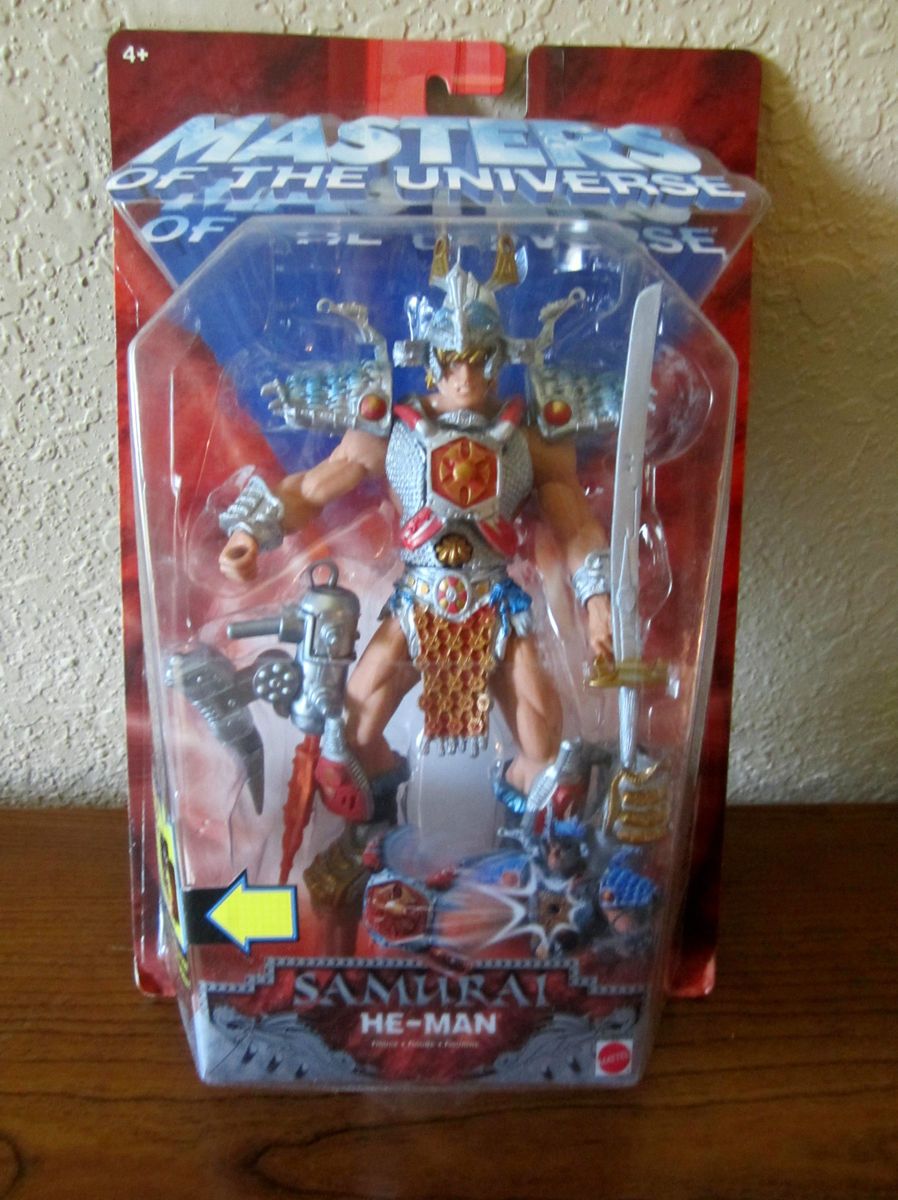 HE MAN ACTION FIGURE SAAMURAI WARRIOR WEAPONS COLLECTOR TOY NEW N PACK