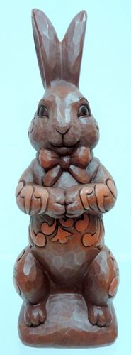 Jim Shore Honey Bunny Basket Easter Eggs Enesco 4023994