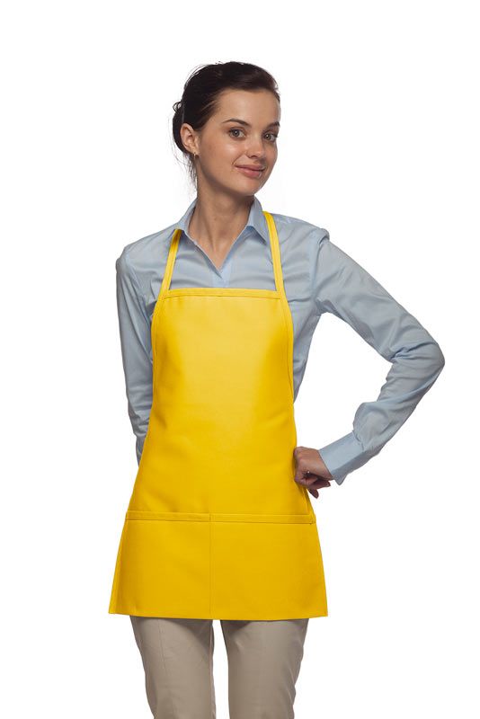 DayStar 215 Two Pocket Promo Bib Apron Made in The USA