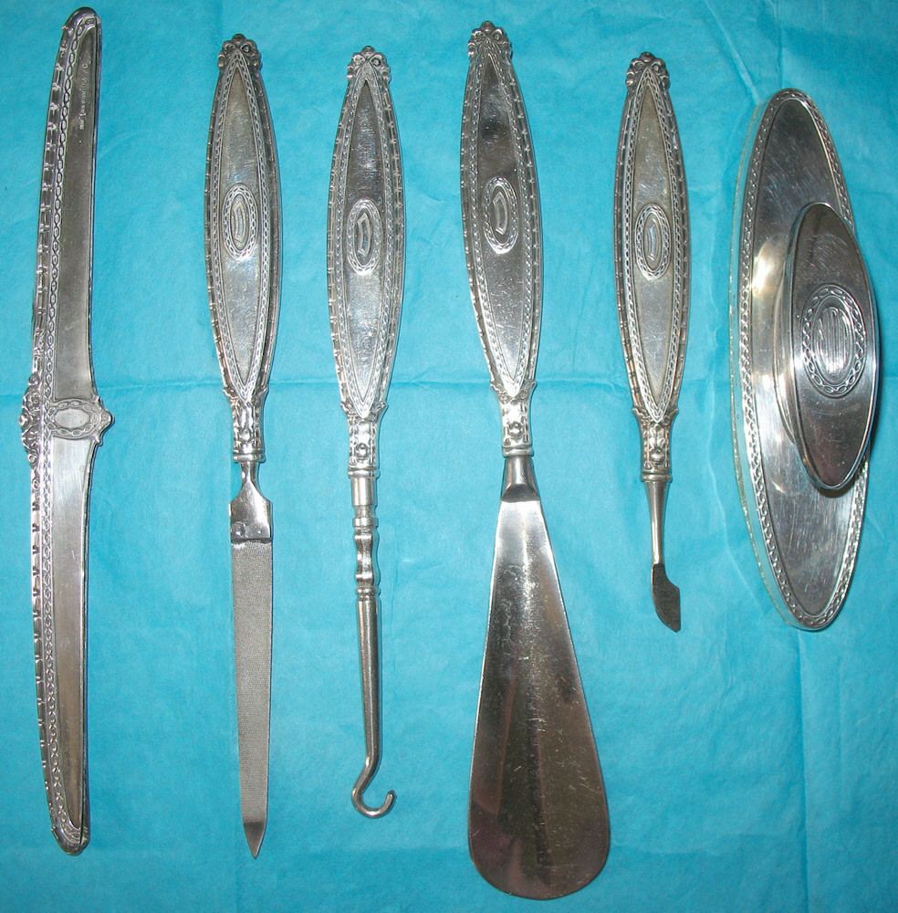  Sterling Dresser Set