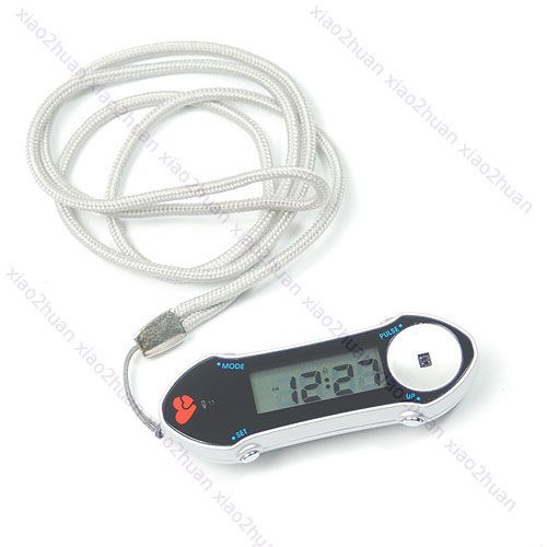 in 1 Pulse Heart Rate Monitor Clock Alarm Health