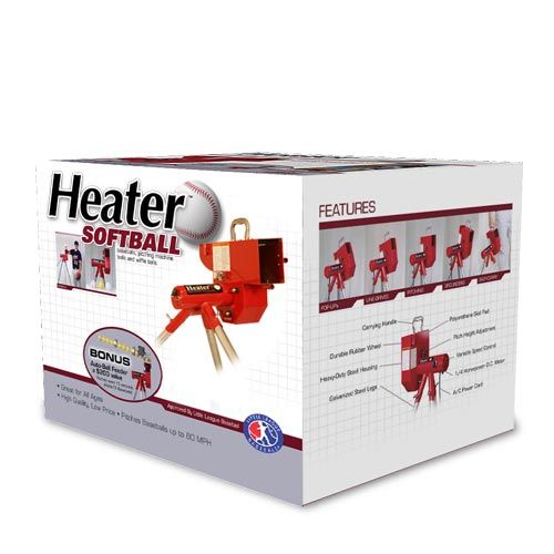 Brand New Heater Softball Pitching Machine   Heater Softball