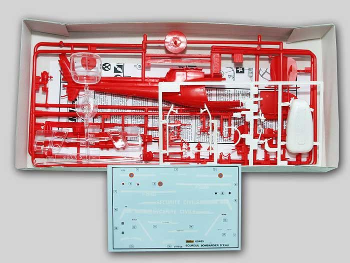  Ecureuil Firefighting Helicopter 1 48 Heller Kit 80485