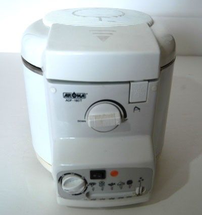 Aroma Deep Fryer ADF 180T Vintage Large Works Great