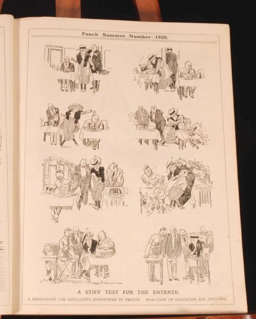 1920 25 3 Vols Punch Humour Cartoons Illustrated