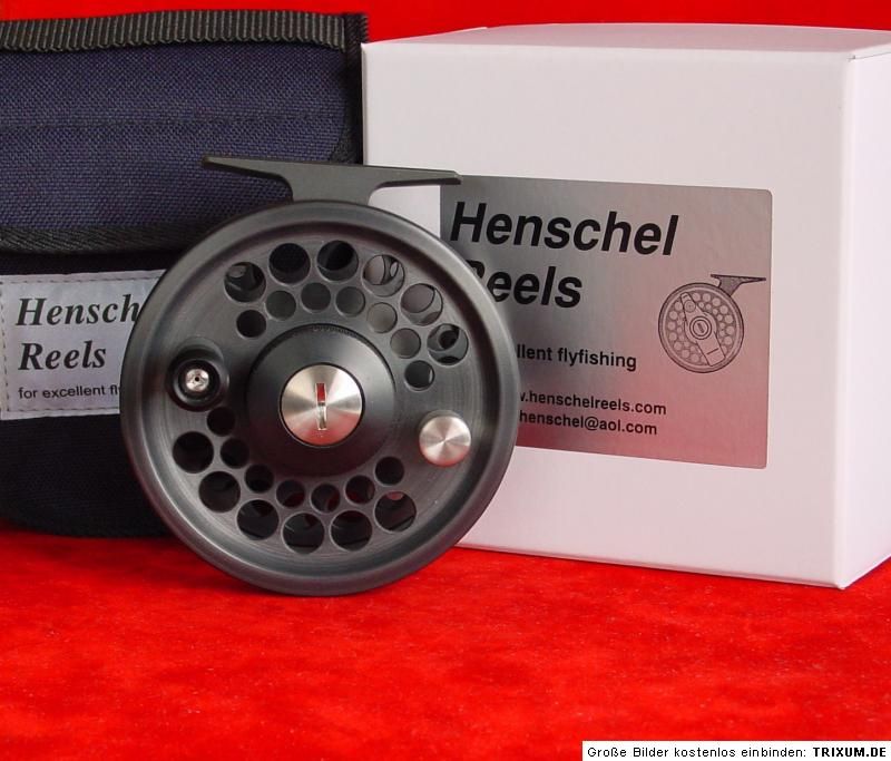 HENSCHEL DIRECT DRIVE #3, line 9 10, Black&Silver, saltwater fly reel