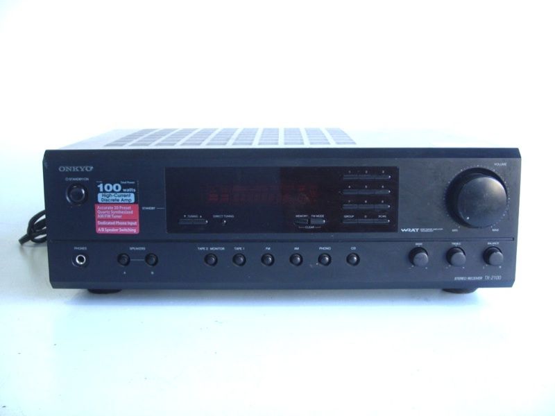 onkyo tx 2100 100w home stereo receiver amplifier