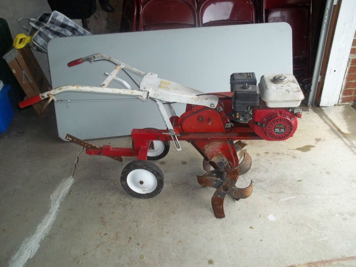 Honda GX 160 5 5 HP Rototiller Starts First Pull Runs Like A Champ