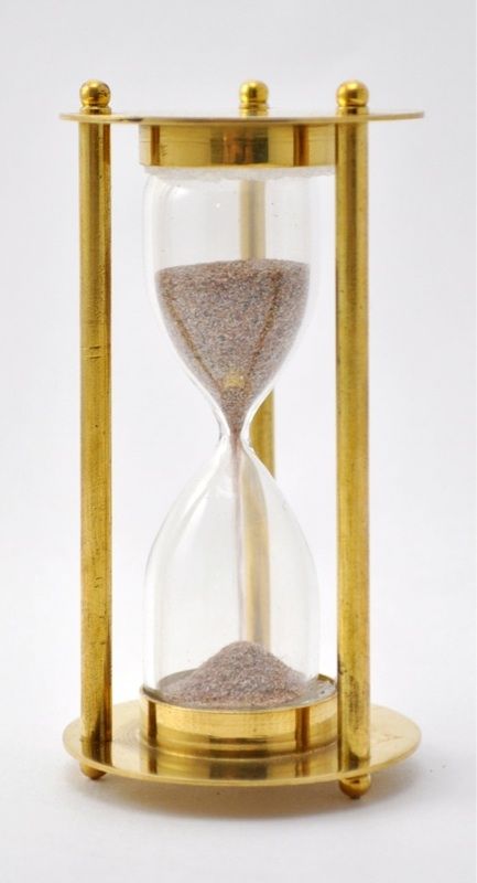 Small Brass Sand Timer 3  Hourglass