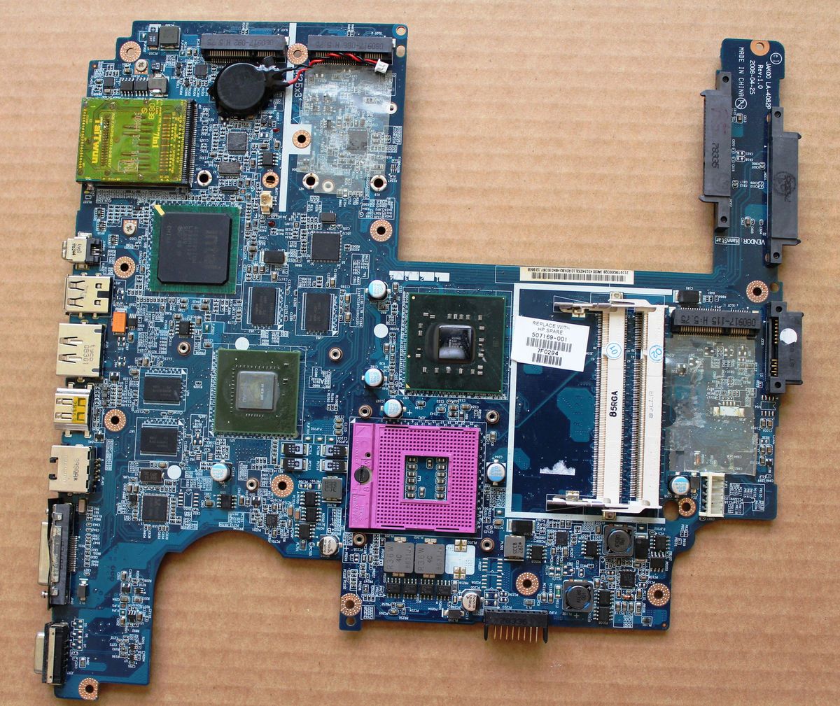 HP Pavilion DV7 1267CL Laptop Motherboard HP 507169 001