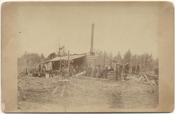 Huckins Lumber Camp Hubbardston Mass Mich