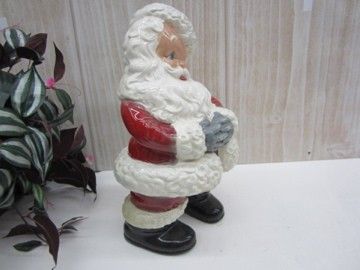 Vintage Ceramic Atlantic Mold Winking Santa Claus