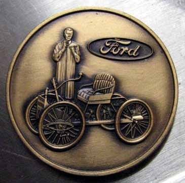 RARE ORIGINAL NOS FORD MODEL A BRONZE COMMEMORATIVE MEDAL or TOKEN #