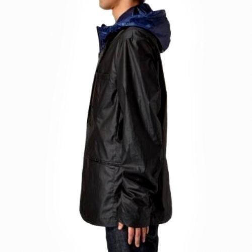  Mens Reversible Jacket by Hussein Chalayan   MSRP of $250.00   Black