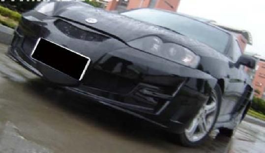 Hyundai 03 05 Tiburon Coupe JDM Headlights Eyebrow Eyelids