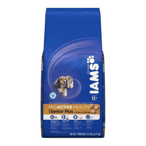 Iams Proactive Health Senior Plus Dry Dog Food 6 1 lb Bag 019014608584