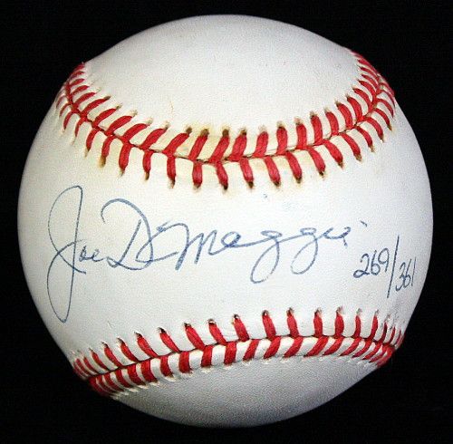 Joe DiMaggio Signed Autograph OAL Baseball Ball PSA DNA