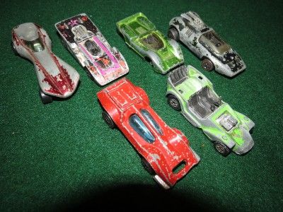 Hot Wheels Redline Cars; iceT, Paddy Wagon, Bugeye, Shelby, McLaren