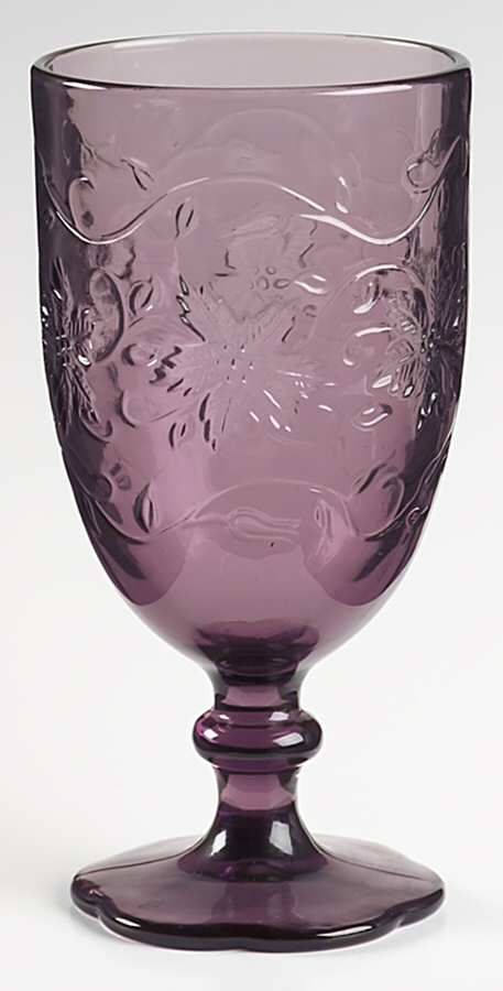 Princess House Fantasia Amethyst Iced Tea Glass 5240