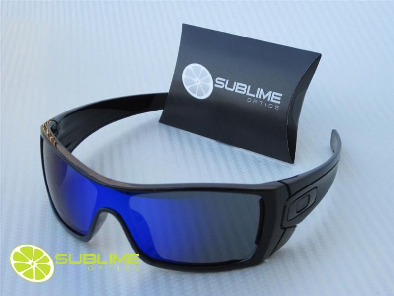 Polarized Batwolf Ice Blue Replacement Lenses for Oakley Lens Blau