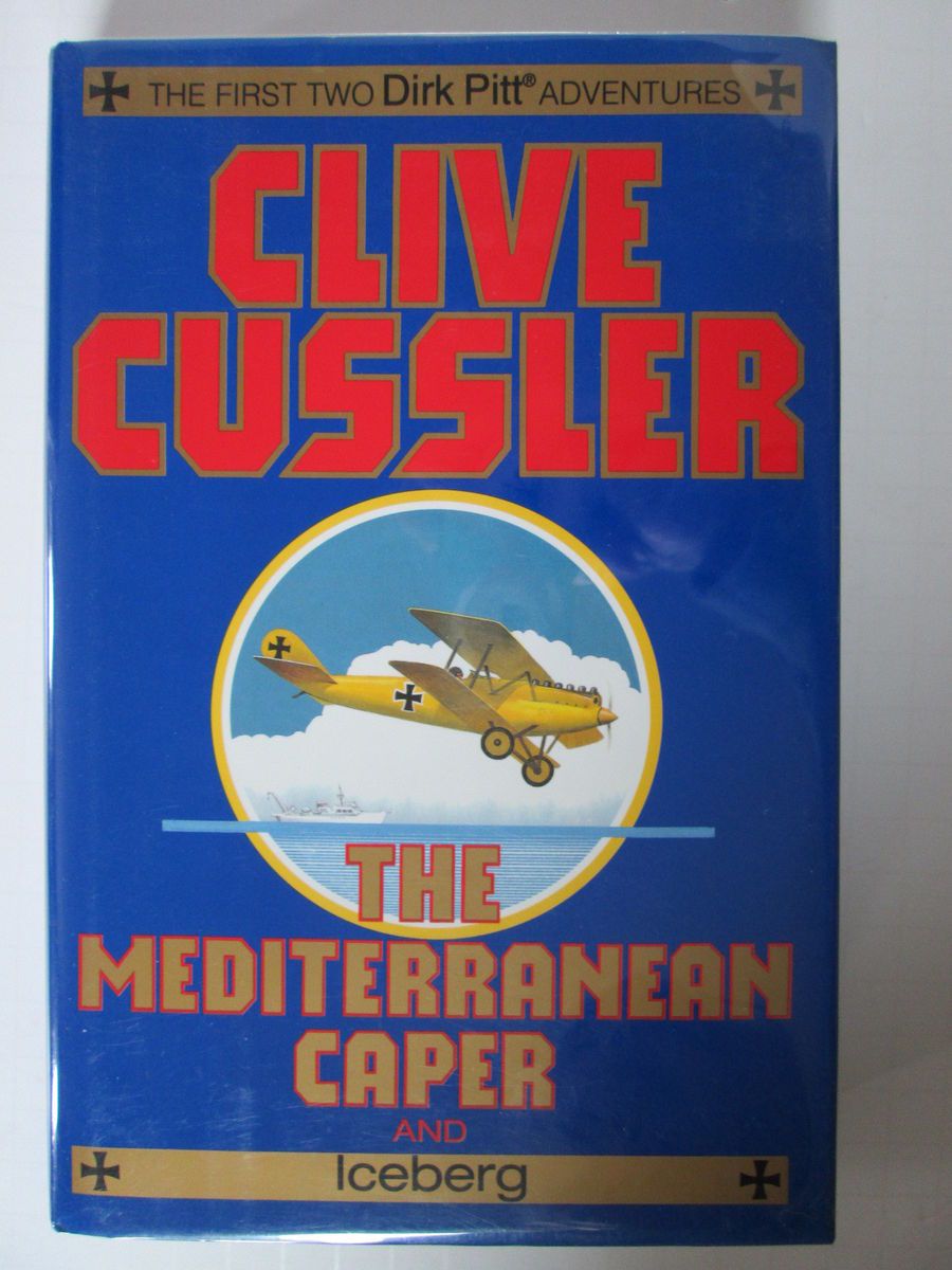 The Mediterranean Caper Iceberg Clive Cussler Signed 1975 1st 1st HBDJ