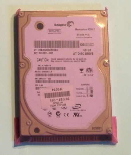 Fully Tested 60 GB IDE PATA 2 5 Laptop Hard Drive