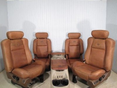 Ford F150 King Ranch F 150 Front Leather Seats Rear Bucket Seat Center
