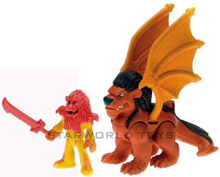 Imaginext Lion Dragon Fisher Price NIP P6233 Winged Lion Shedu Lammasu