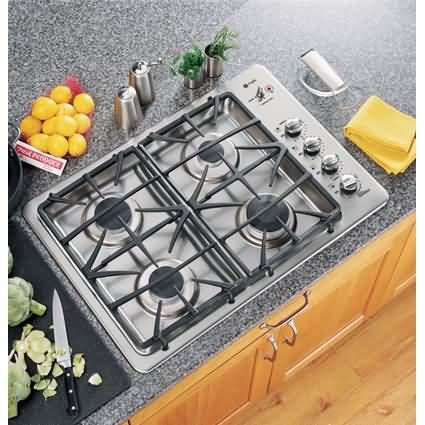 GE 30 Built in Gas Cooktop Stainless Steel JGP945SEKSS 084691114734