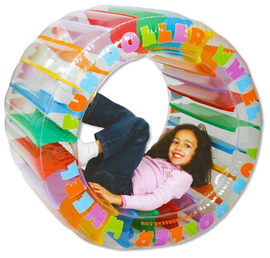 Inflatable Roller Wheel Childrens Kids Indoor Outdoor Toy Human
